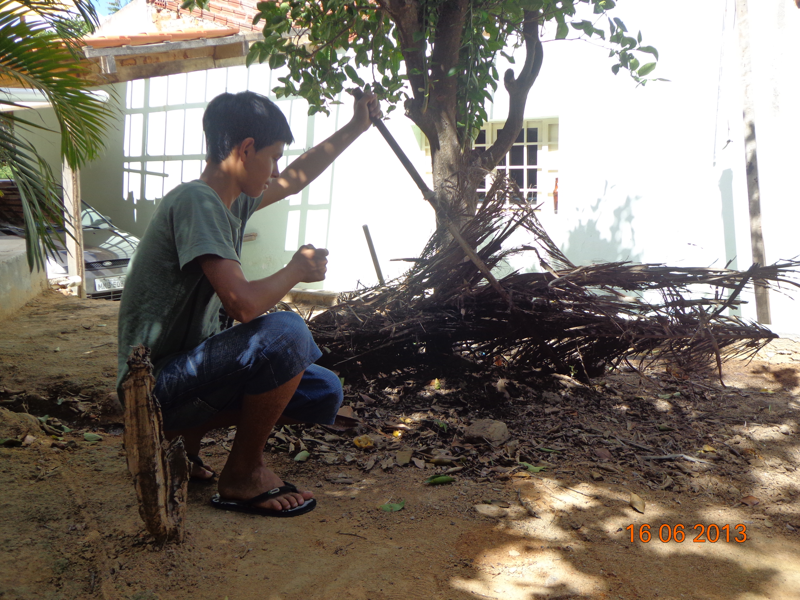 Agricultor verificando umidade.JPG